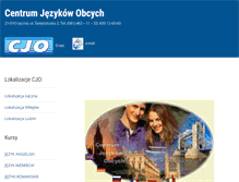 Tablet Screenshot of cjo.leczna.pl